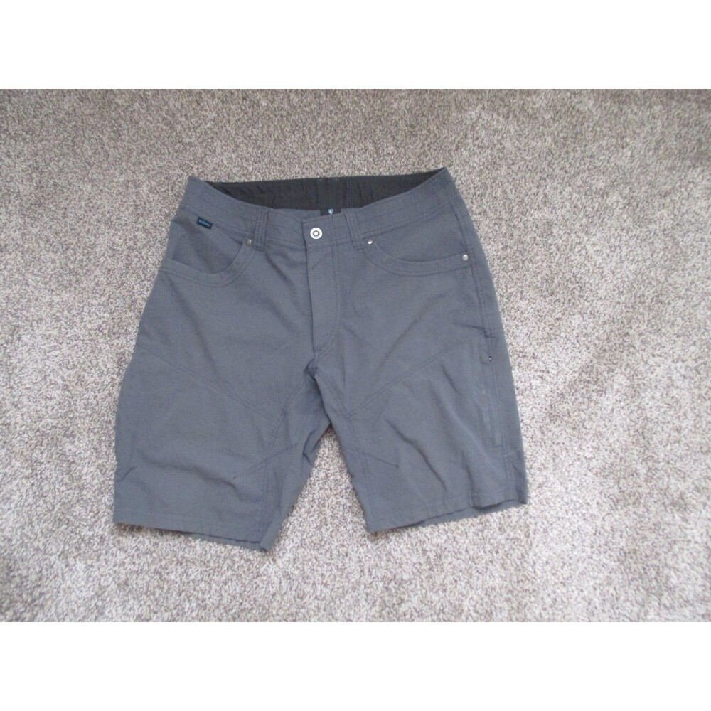 Kuhl Shorts Mens 34 Gray Renegade Cargo Trail Hiking Stretch Outdoor Flex
